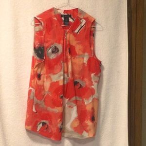 INC sleeveless blouse